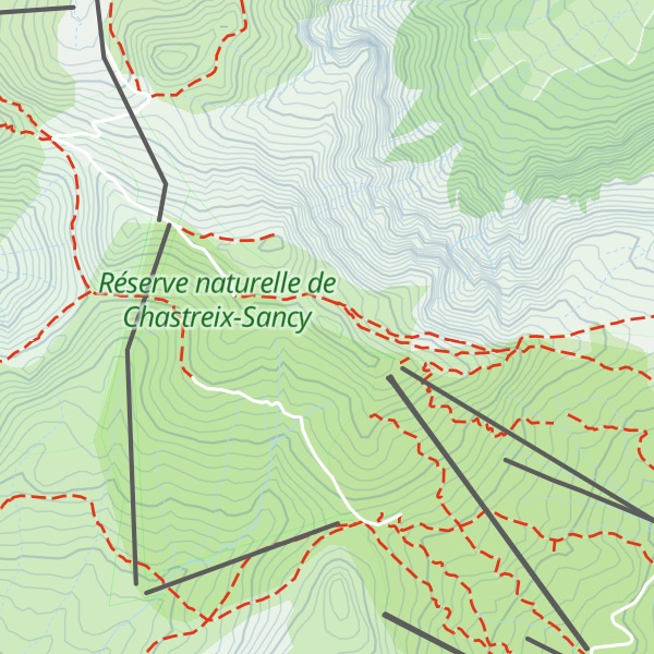 Map of Aiguille du Moine