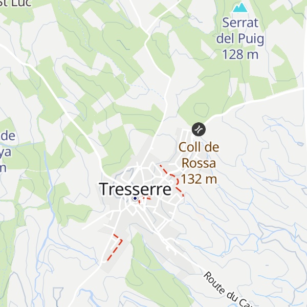 Map of Serrat d'en Calcina