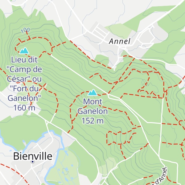 Map of Mont Ganelon