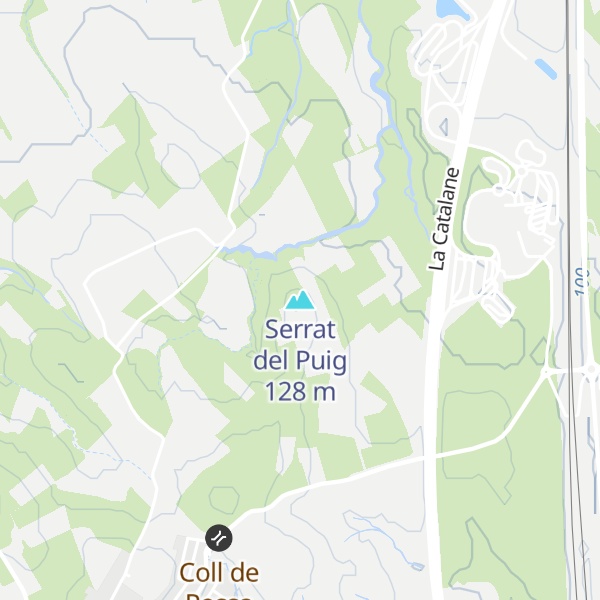 Map of Serrat del Puig
