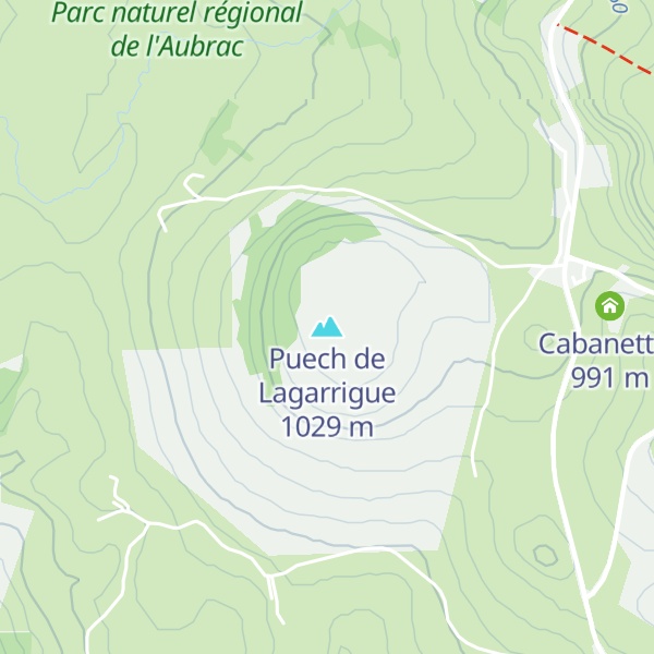 Map of Puech de Lagarrigue