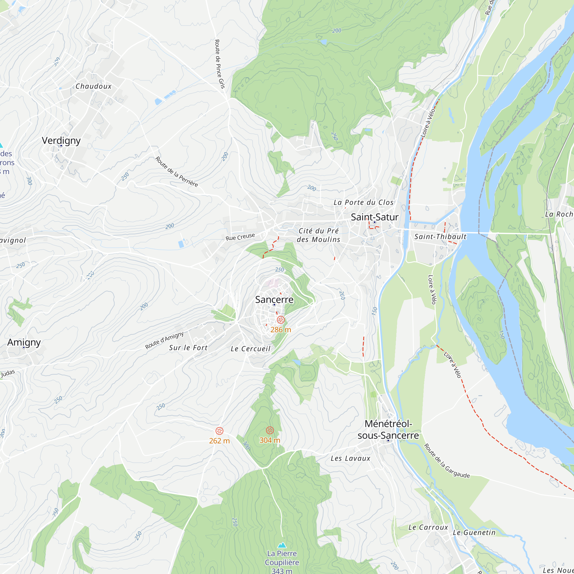 Bureau d'Information Touristique de Sancerre map