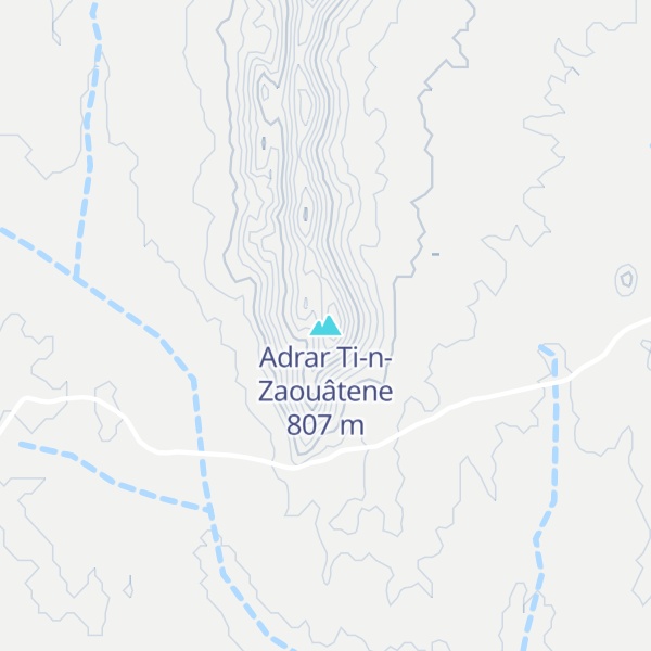 Map of Adrar Ti-n-Zaouâtene
