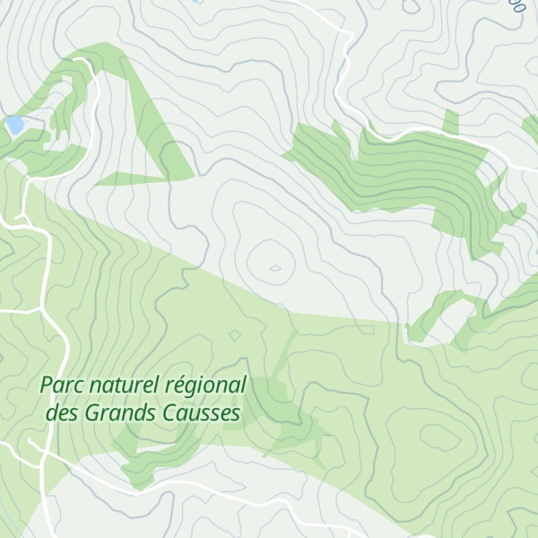 Map of Puech Méja