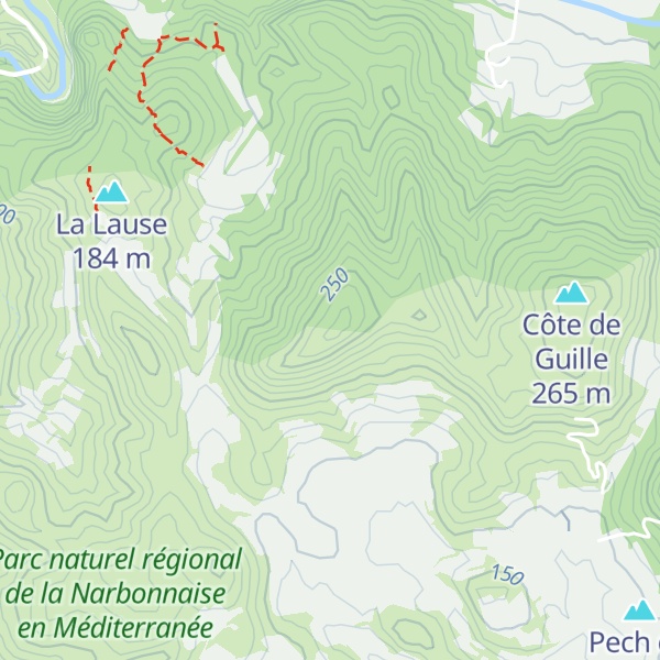 Map of Serre de Montagnac
