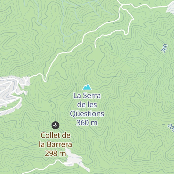Map of La Serra de les Qüestions