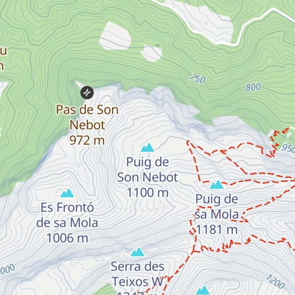 Map of Puig de Son Nebot