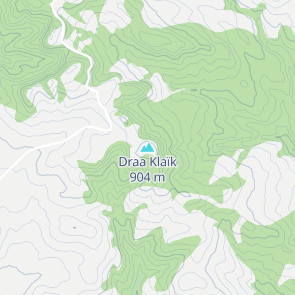 Map of Draa Klaïk