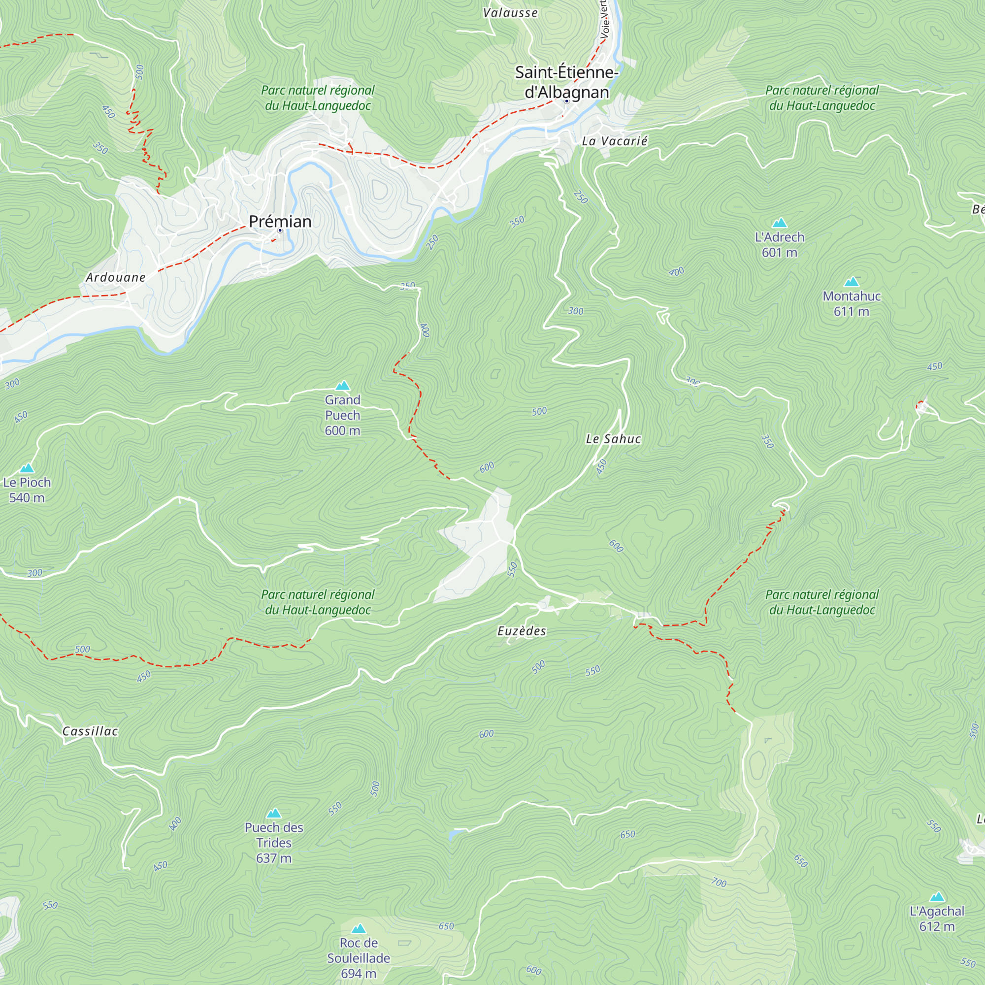 Refuge Notre-Dame de Tredos map