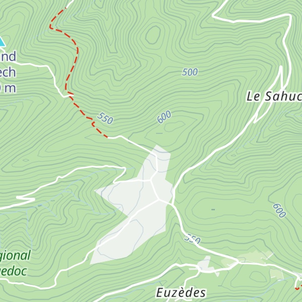 Map of Refuge Notre-Dame de Tredos