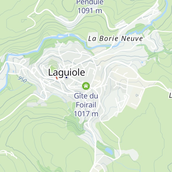 Map of Gîte du Foirail