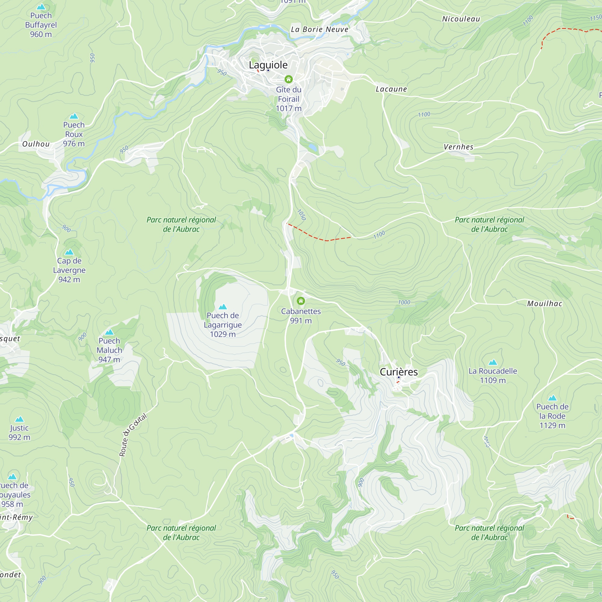Cabanettes map