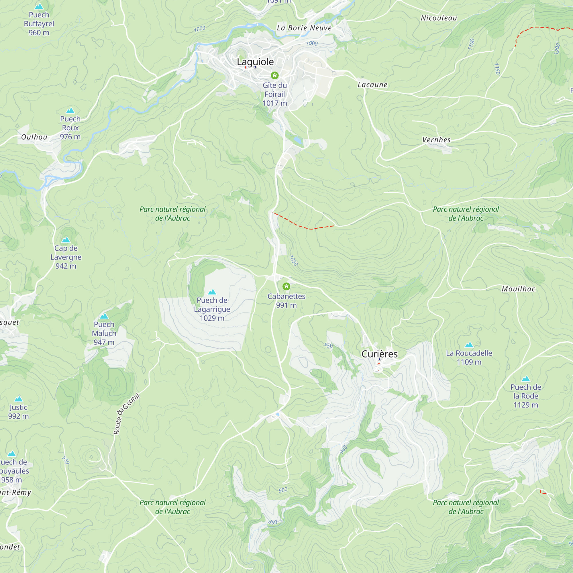Cabanettes map