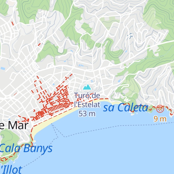 Map of Turó de l'Estelat