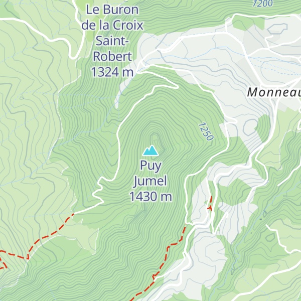 Map of Puy Jumel