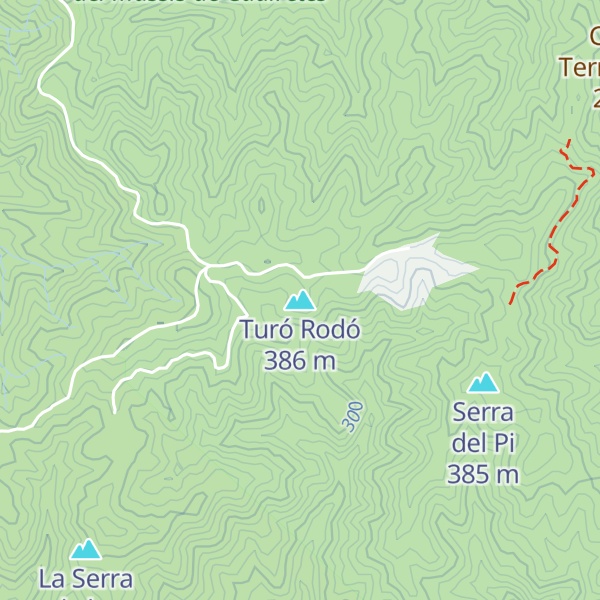 Map of Turó Rodó