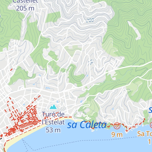 Map of Muntanya de s'Esquinze