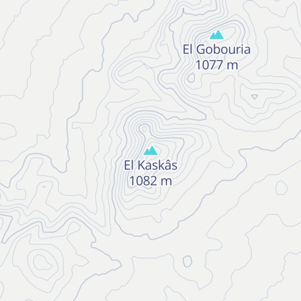 Map of El Kaskâs