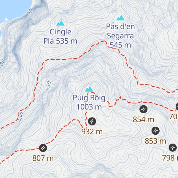 Map of Puig Roig