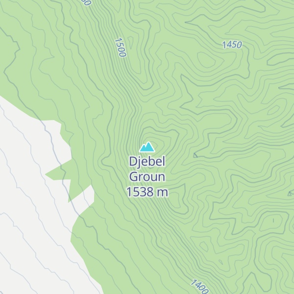 Map of Djebel Groun