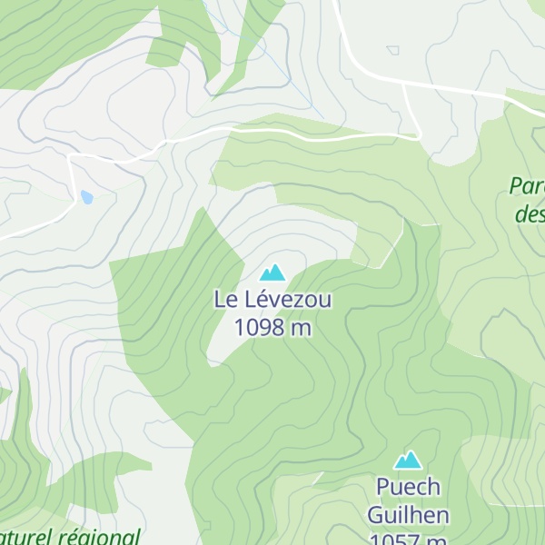 Map of Le Lévezou