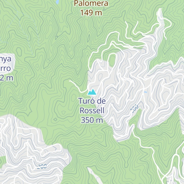Map of Turó de Rossell