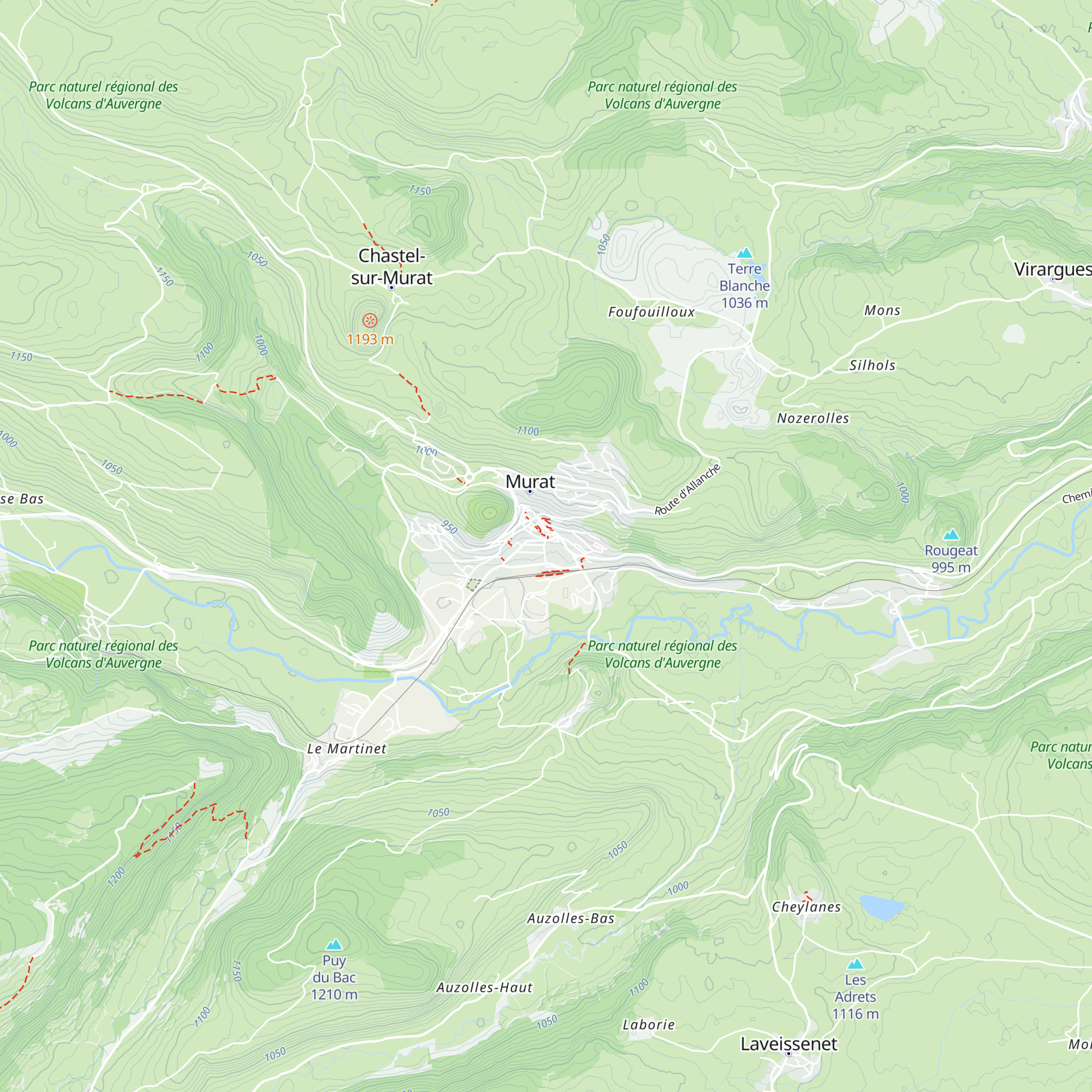 Hautes Terres Tourisme map