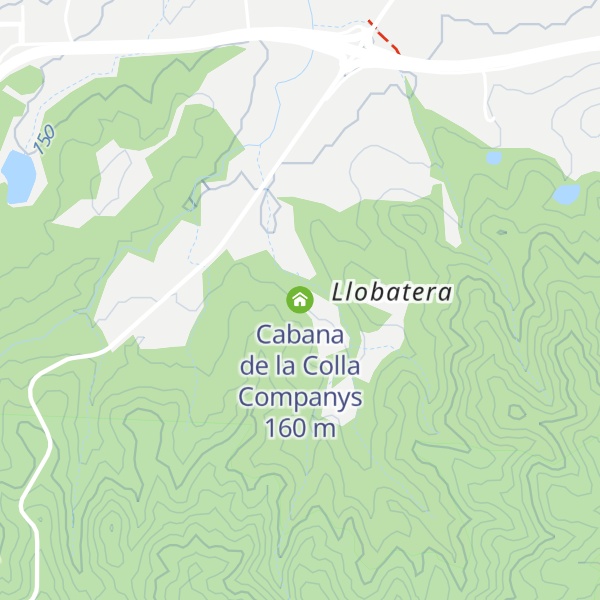 Map of Cabana de la Colla Companys