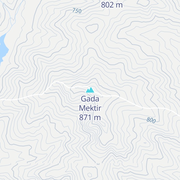 Map of Gada Mektir