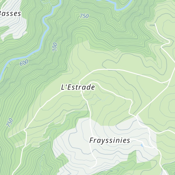 Map of Gîte de Lestrade en Aubrac