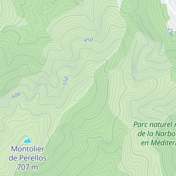 Map of Pech de Catari