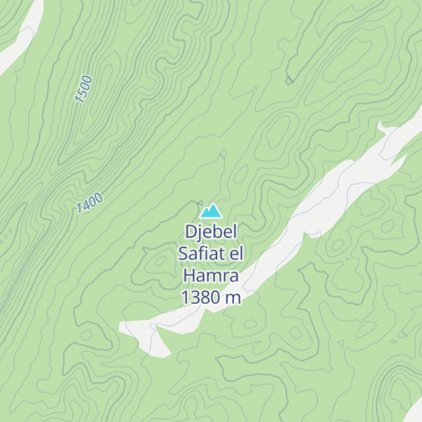 Map of Djebel Safiat el Hamra
