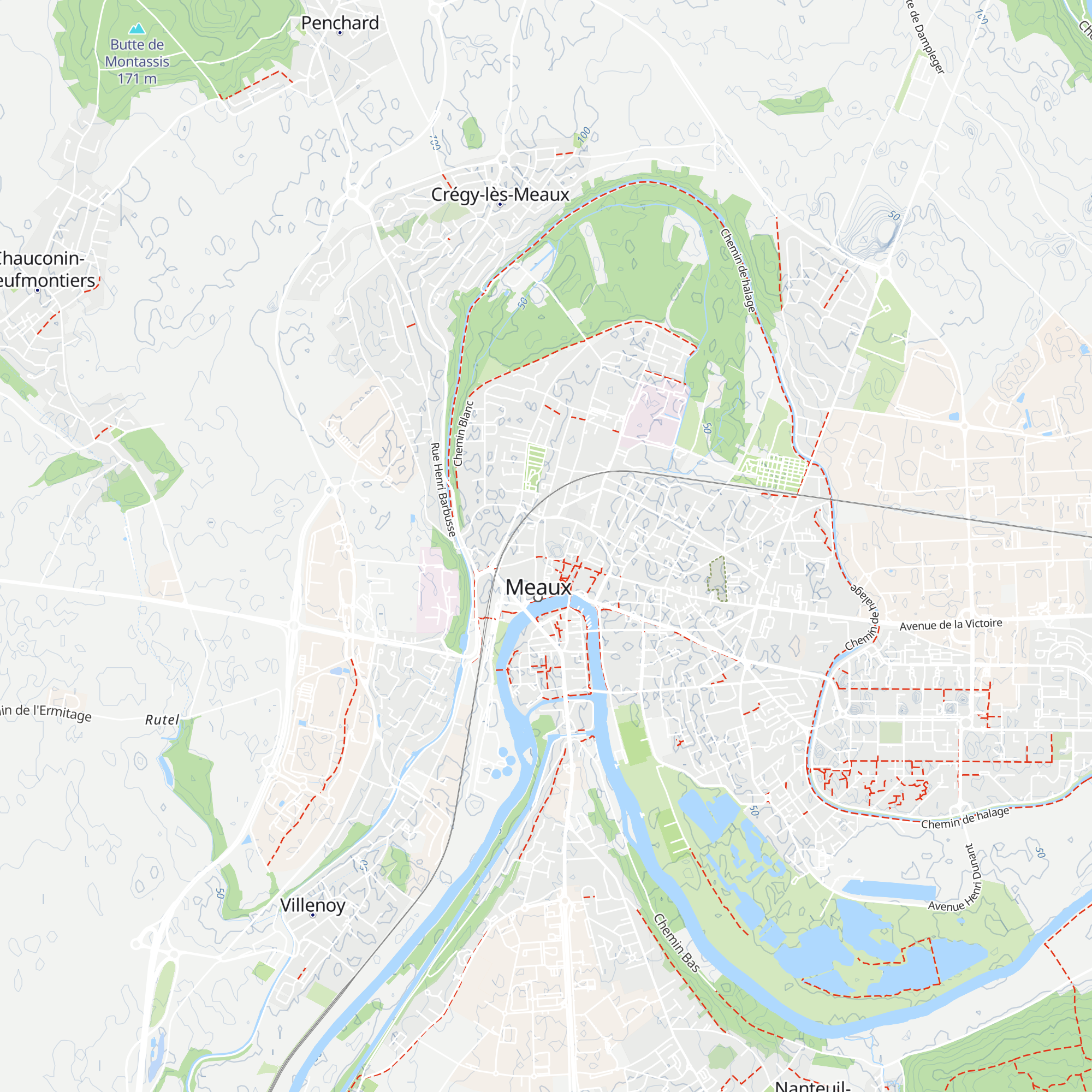 Office de Tourisme Meaux Marne Ourcq map