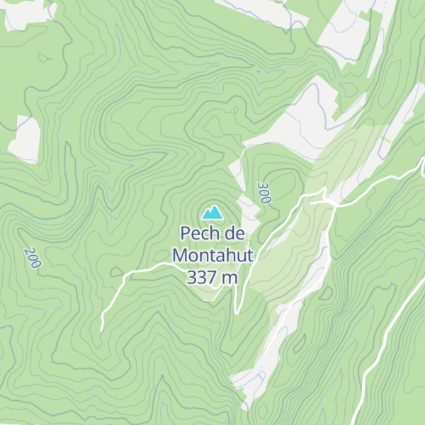 Map of Pech de Montahut