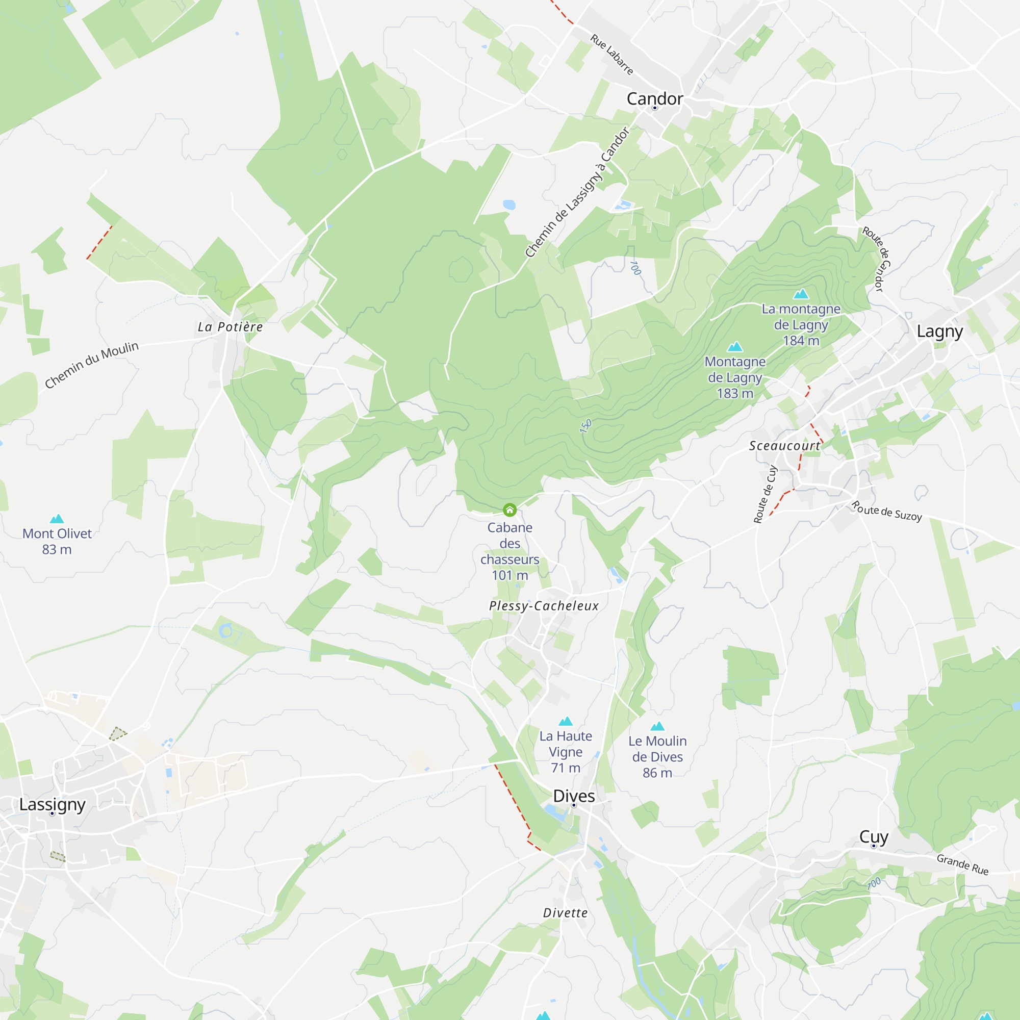 Cabane des chasseurs map