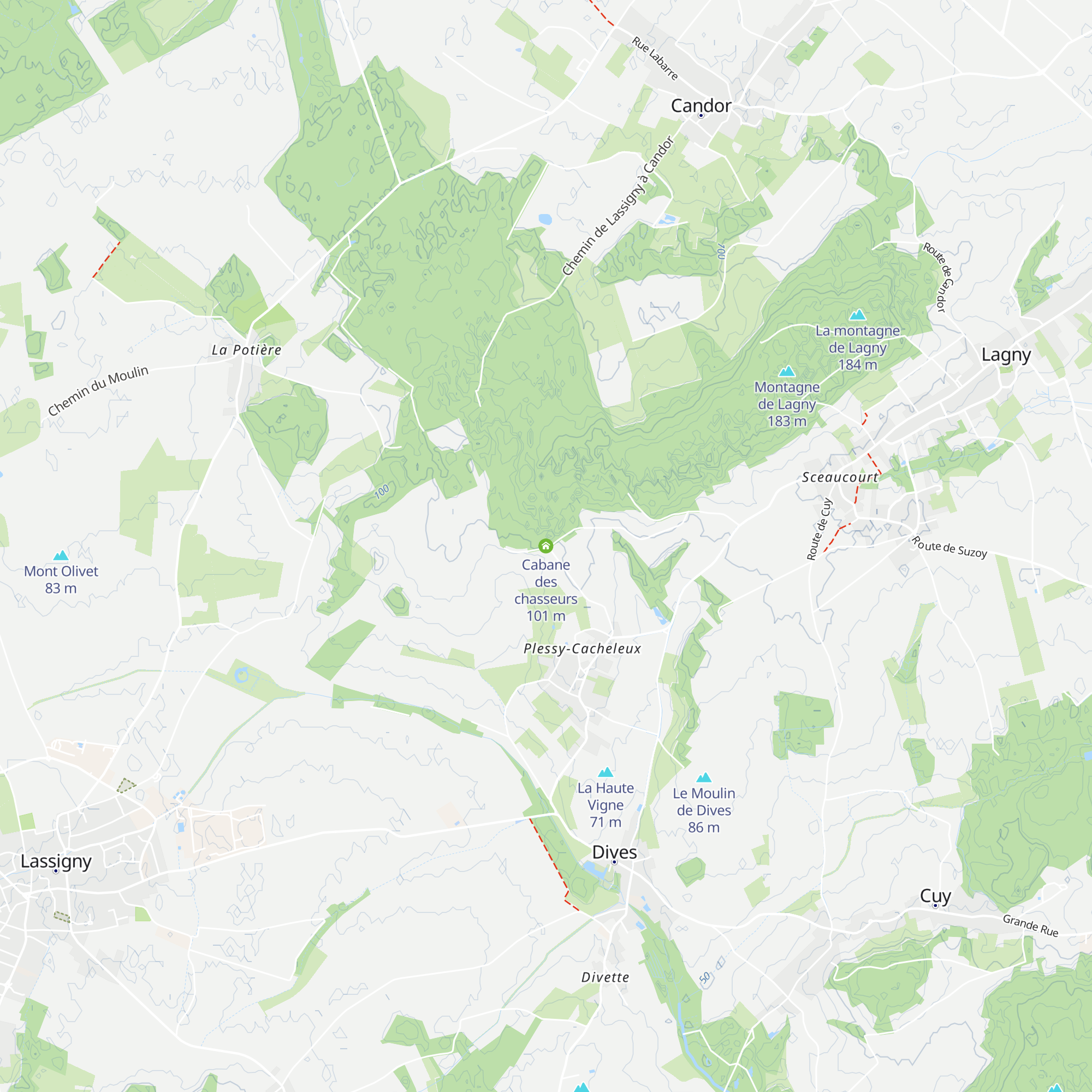 Cabane des chasseurs map