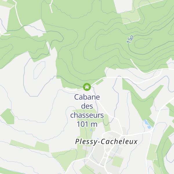 Map of Cabane des chasseurs