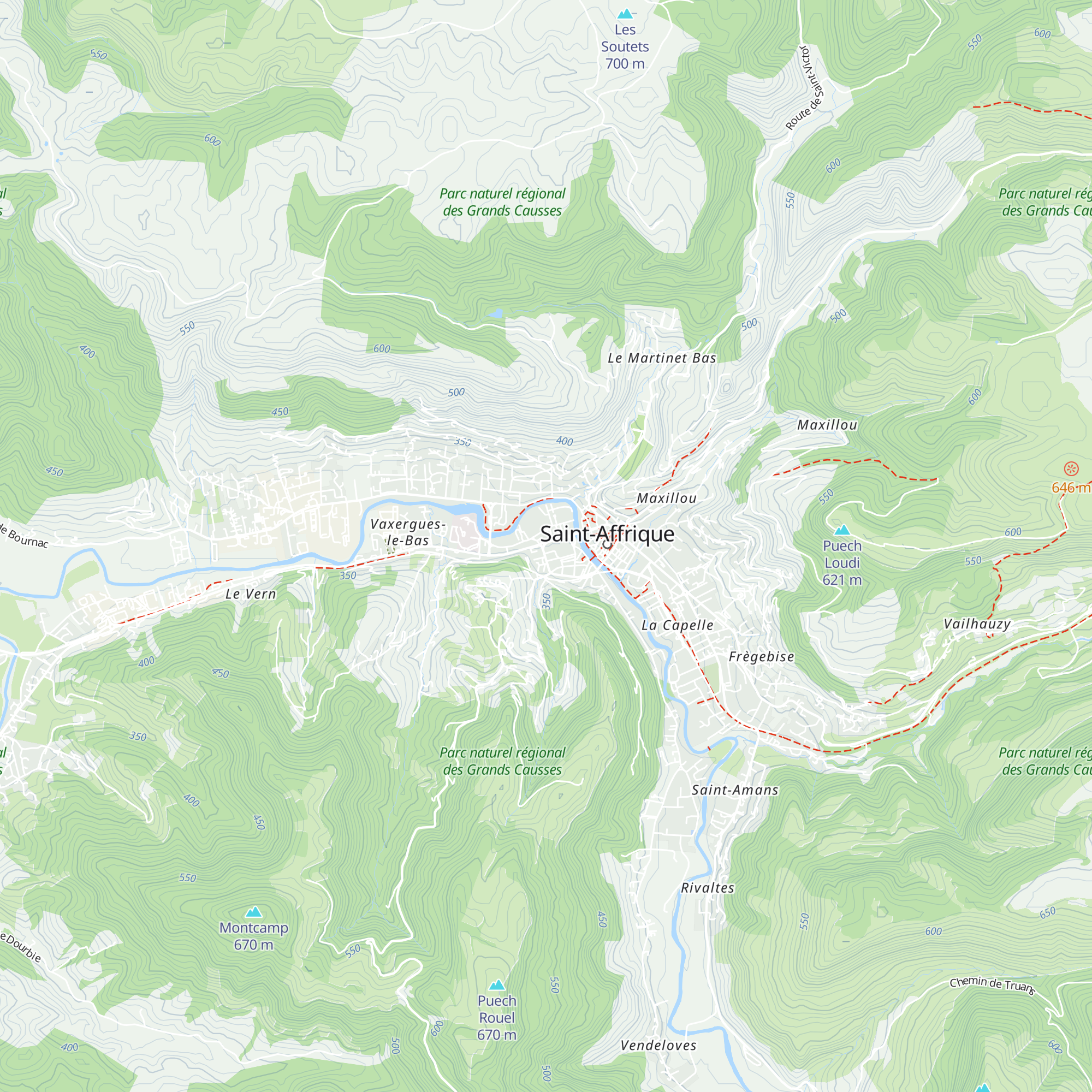 Office de Tourisme Intercommunal du Saint-Affricain map