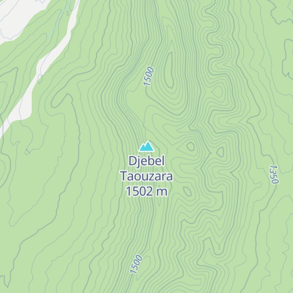 Map of Djebel Taouzara