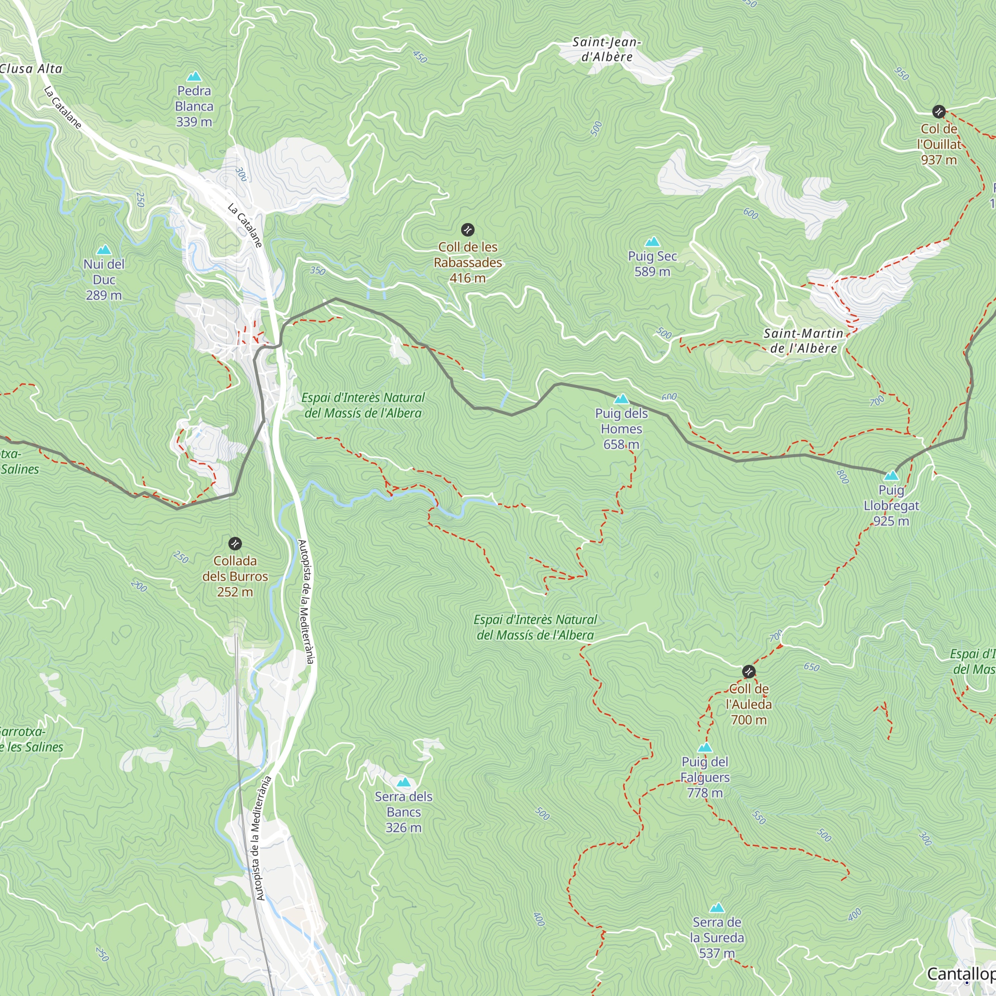Refugi de Fitó map