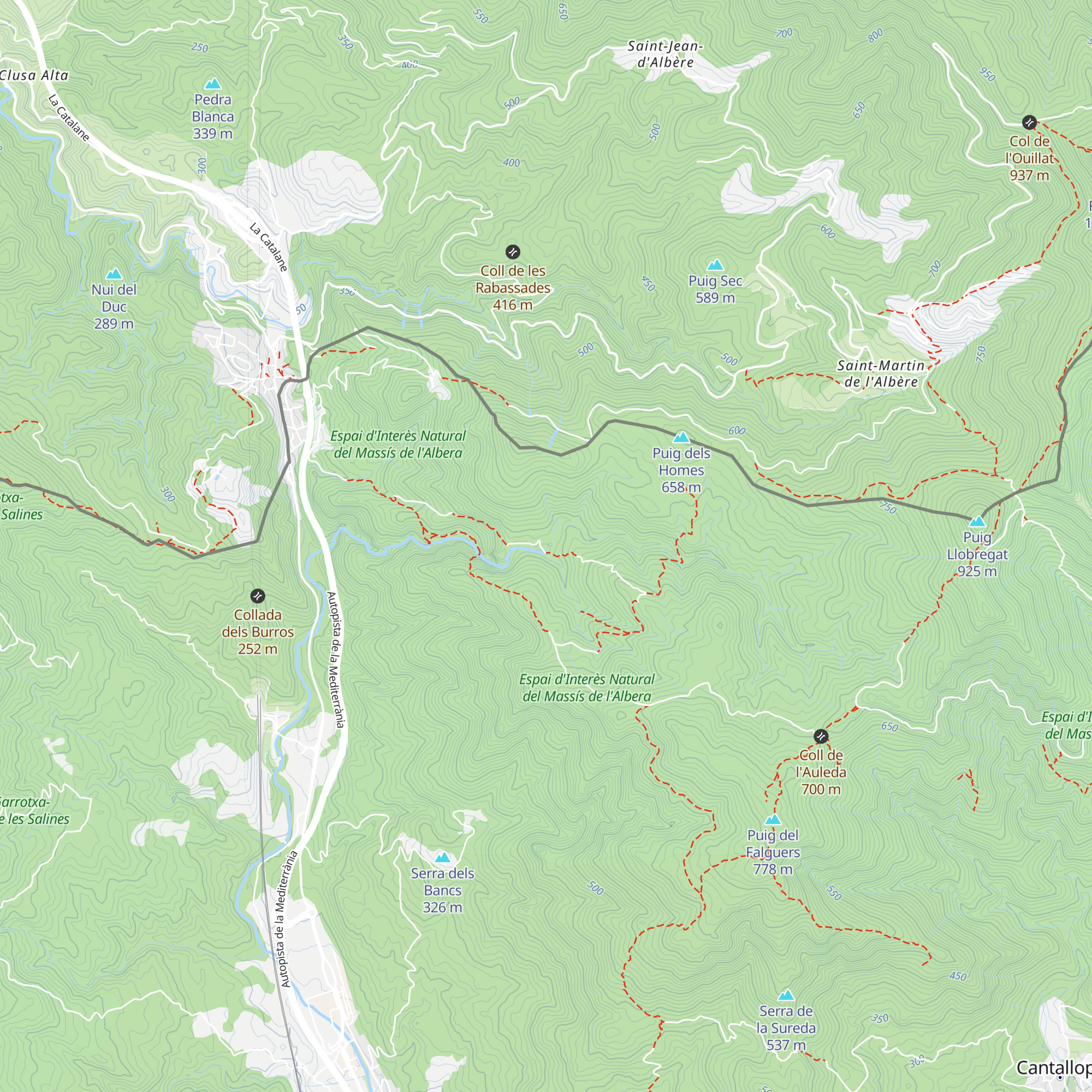 Refugi de Fitó map