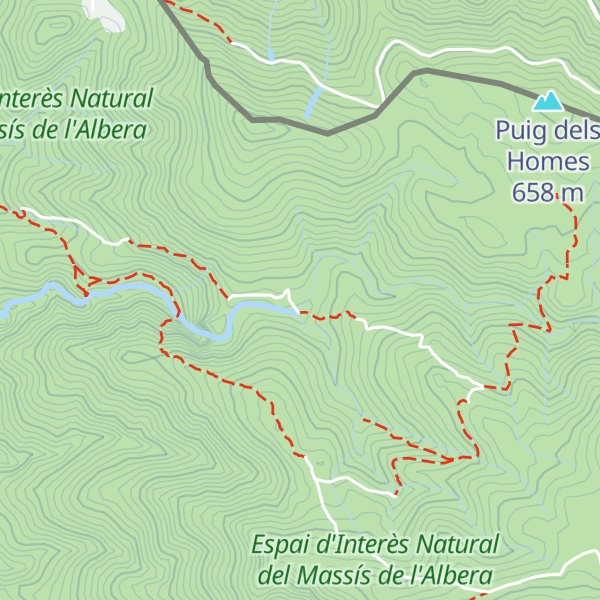 Map of Refugi de Fitó