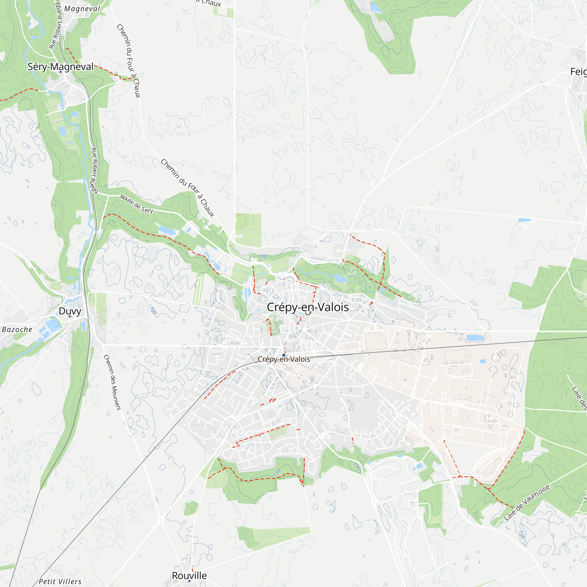 Office de Tourisme du Pays de Valois map