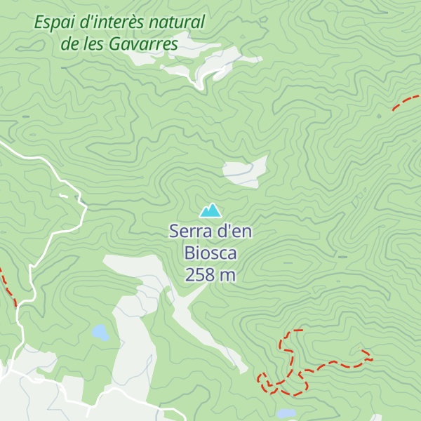 Map of Serra d'en Biosca