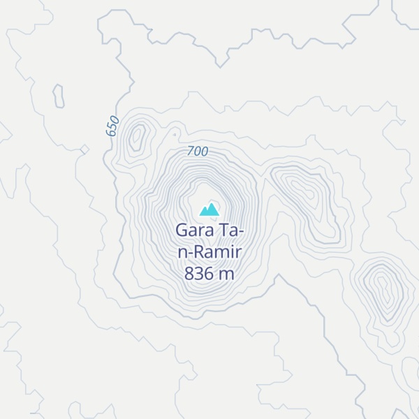 Map of Gara Ta-n-Ramir