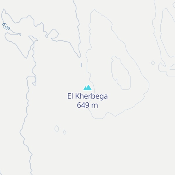 Map of El Kherbega