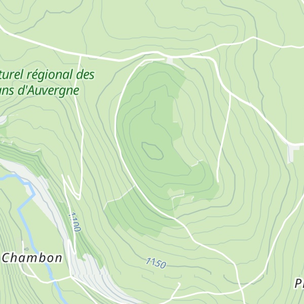 Map of Puy de Mercou