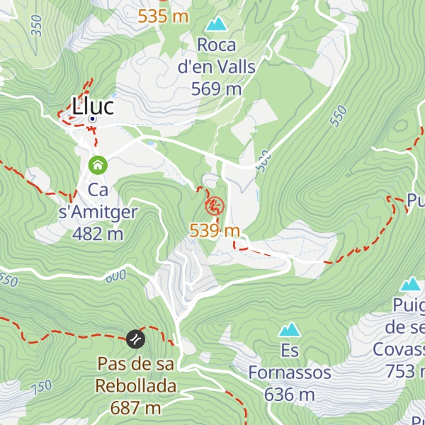 Map of Son Amer