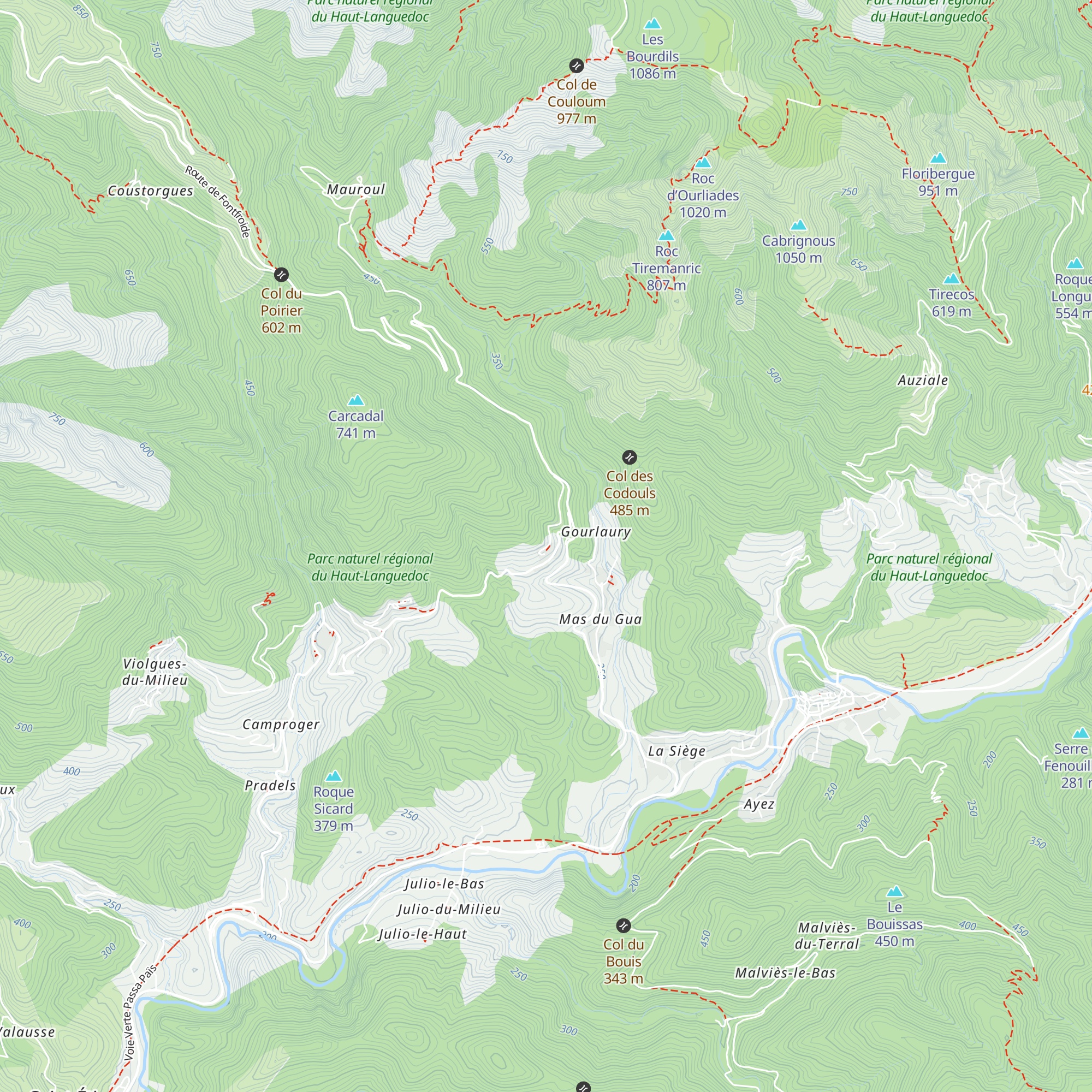 Gîte L'arbre & le nuage map