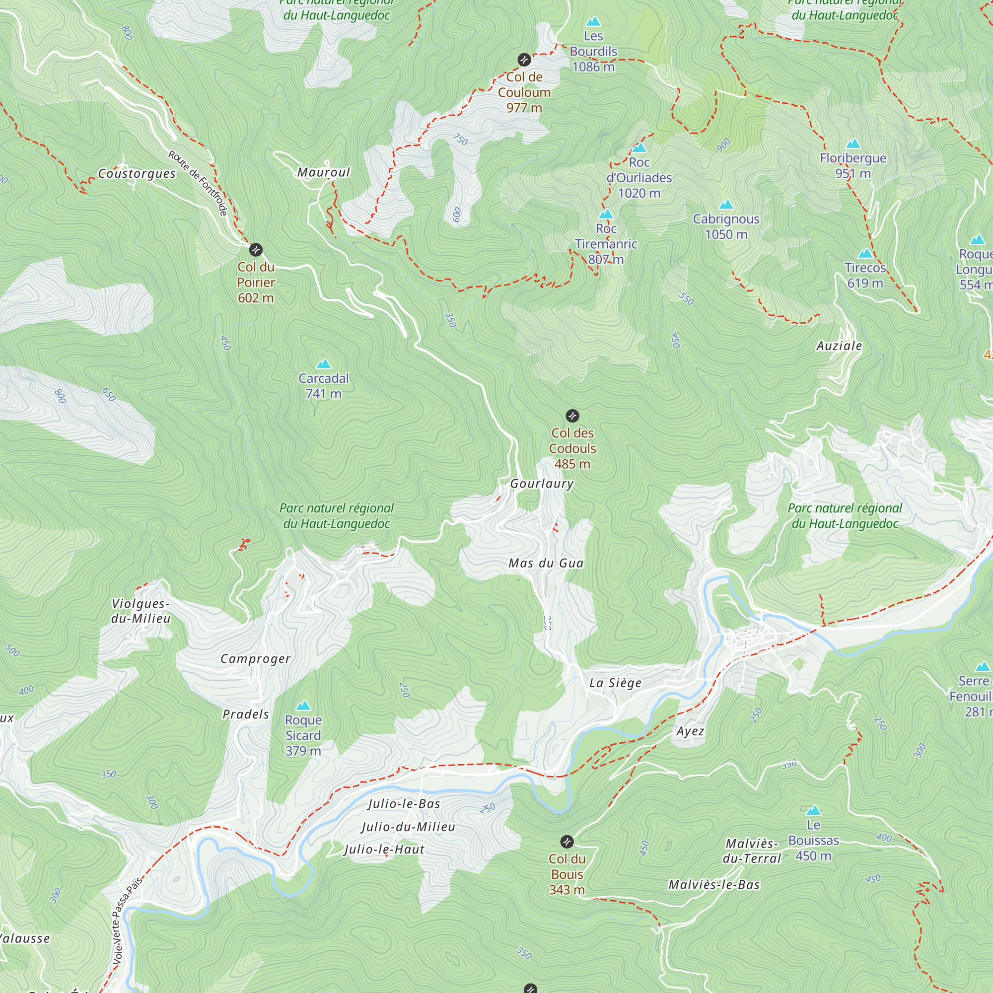 Gîte L'arbre & le nuage map